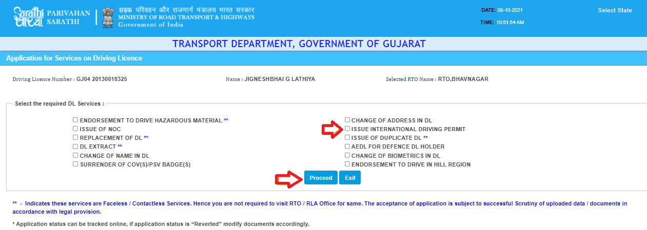 intarnational driving licence permit
